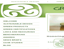 Tablet Screenshot of greenbuildingpages.com